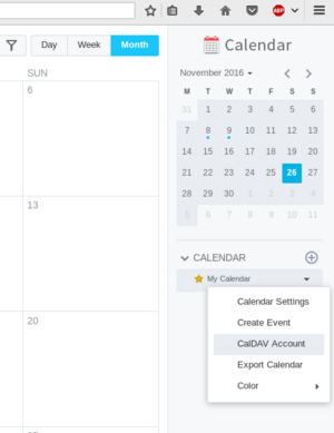 Synology Calendar: how to get CalDAV URL (1)